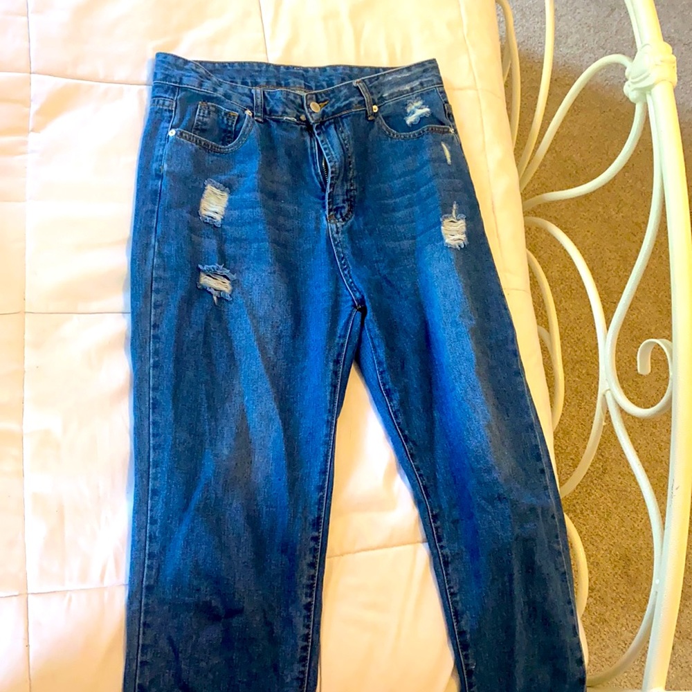 SHEIN SIZE LARGE MOM JEANS